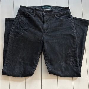 Ralph Lauren Black Straight Leg Jeans